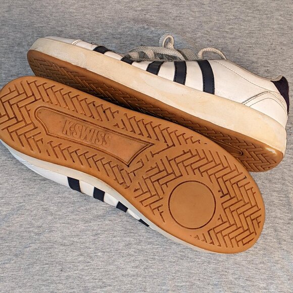 K-Swiss Men's Court Tiebreak Trainers, White Low Top Sneakers, Size 11 US Men - Picture 4 of 8